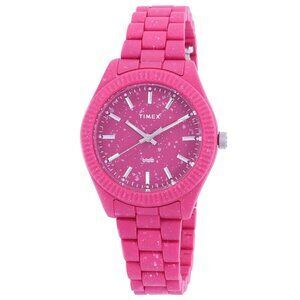 FX04284B NWT Timex Fashion Ladies Quartz Recycled Plastic Authentic Watch